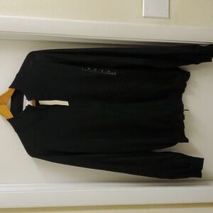 New with tags Perry Ellis full zip black cardigan size XL